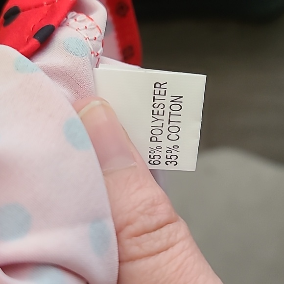 Red and Black Polka Dot Halter Midi  Sweetheart Pinup Dress with smocking - Picture 12 of 12